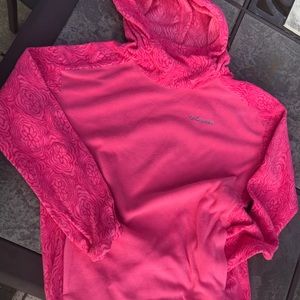Columbia girls Medium fleece hoodie